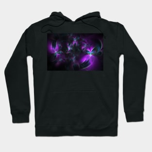 Purple flames Hoodie